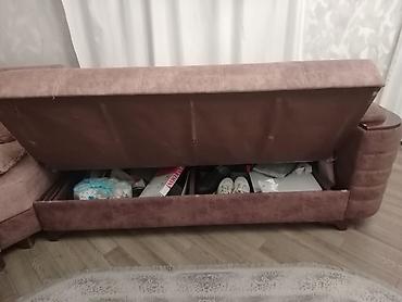 duz divan: Künc divan, İşlənmiş, Bazalı, Parça, Çatdırılma yoxdur — 3
