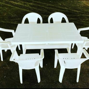 Bağ, çöl masa və oturacaq dəstləri: Yeni, Kvadrat masa, 4 stul, Açılmayan, Stullar ilə, Plastik -da lalafo.az — 21 Bağ, çöl masa və oturacaq dəstləri: Yeni, Kvadrat masa, 4 stul, Açılmayan, Stullar ilə, Plastik — 21