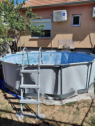 Montažni kružni bazen za dvorište sa metalnom konstrukcijom - Tip
