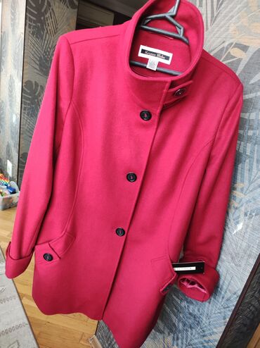 пальто женское: Пальто XL (EU 42), цвет - Красный