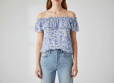 ccc sandaly niebieskie: Women's blouse, size M