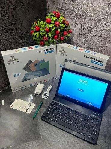 ekran qoruyucusu: Smart King Tab S13 Ultra planşeti noutbuk dizaynına malikdir və 5G
