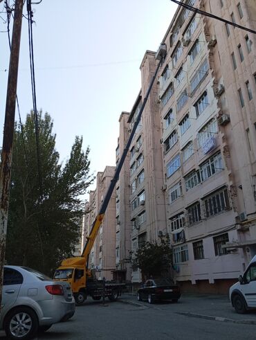 Tikinti texnikasının icarəsi: Avtokran-səbət (avtokran qaldırıcı səbət) ilə yüksəkdə görülən işlər — 1