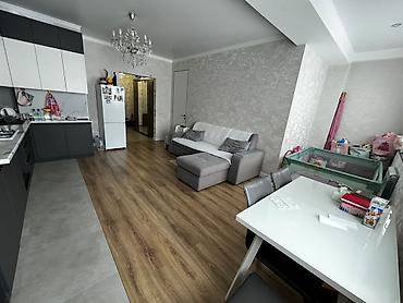 кара балта кватира: 2 комнаты, 59 м², 7 мкр Элитка, 9 этаж, Свежий ремонт — 5