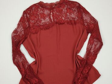 czerwona satynowe bluzki: Bluzka Damska, Amisu, M, stan - Idealny