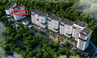 памир строй: 2 комнаты, 74 м², Южная Магистраль Элитка, 9 этаж, ПСО (под самоотделку) — 3