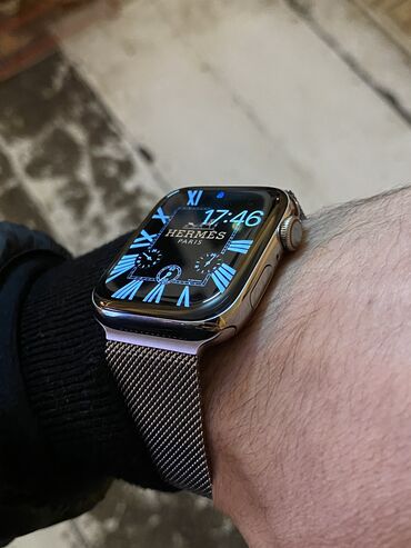 watch 6: Apple Watch Stainless Steel Silver Series 4 / 44mm generation. Ideal