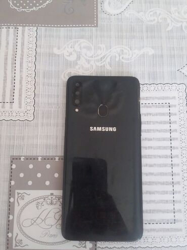 s6 edge qiymeti: Samsung A20s, 32 ГБ, цвет - Черный, Отпечаток пальца, Face ID