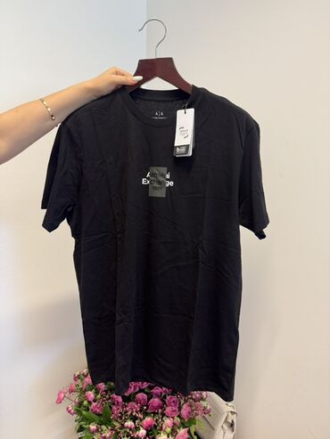 Köynəklər: Futbolka, Armani Exchange, M (EU 38), rəng - Qara