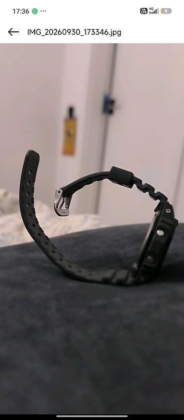 Спортивные часы: Casio G‑Shock, квадратный корпус, полностью черныеDW5610UU - — 3