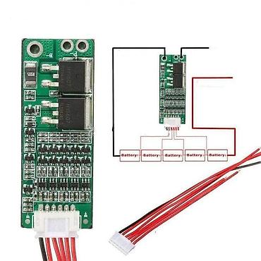 akumlyator: BMS Modul 5S 15A Li-Po Batareya Balans Şarj Dövrəsi 5S Li-Po — 2