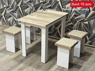 stullar ev ucun: Balkon üçün, Yeni, 4 stul — 1