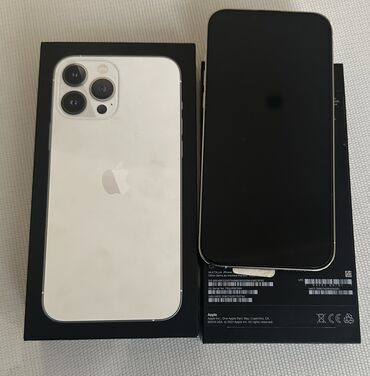 айфон 13 копия: IPhone 13 Pro Max, Б/у, 256 ГБ, Белый, Коробка, 86 %