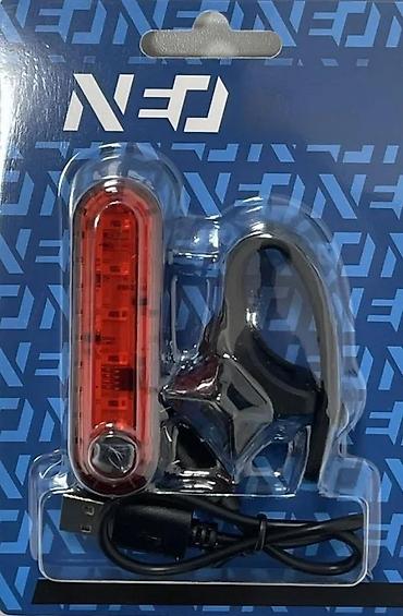 pederuse za decake: ZADNJE SVETLO SAFE 2 USB,CRNA | Punjivo zadnje svetlo za bicikl — 3