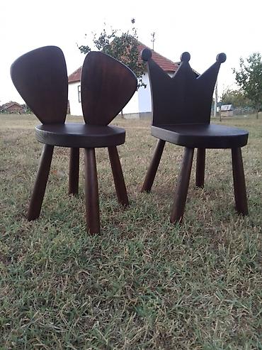 Stolice: 04. zeka mis stolice fi26cm 2700 din zeka mis fi 30 3100din kruna — 22