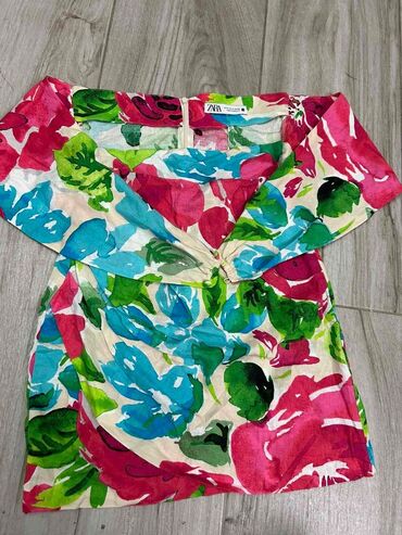 ps fashion bluze nova kolekcija: Zara, XS (EU 34), Floral, color - Multicolored