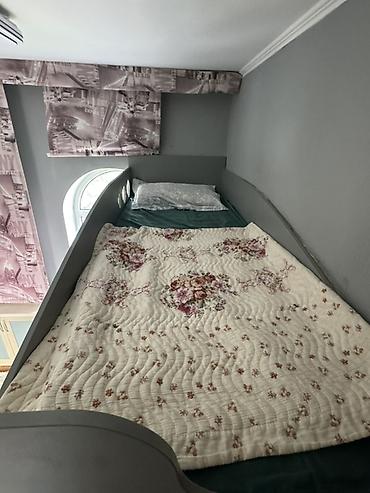 bunk bed: Детская гарнитура, Б/у, Для девочки, Для мальчика, цвет - Серый, Самовывоз — 6