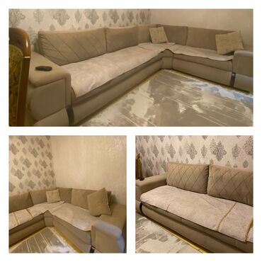 купить диван бу недорого: Künc divan, İşlənmiş, Çatdırılma yoxdur