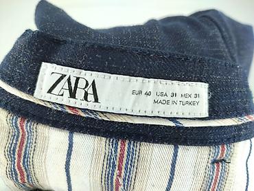 camel spodnie: Zara, Spodnie materiałowe damskie, rozmiar L — 4