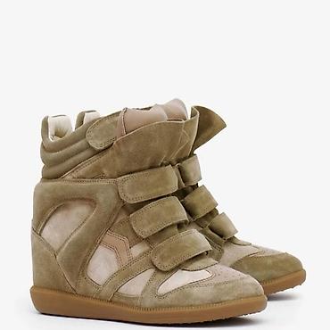 Кроссовки, 37, Isabel Marant, Новый, цвет - Бежевый, Самовывоз