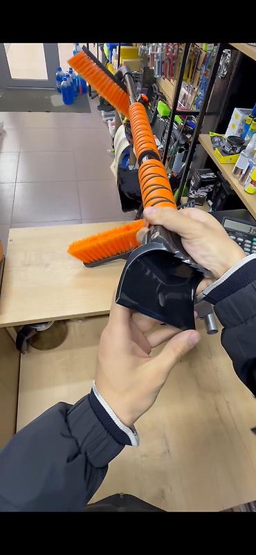 скребок: 350сом 500сом 650 сом . Щетка скребок от снега и наледи Щетка для — 7