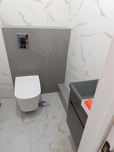 Укладка плитки: Подготовка стен для укладки, Подготовка стен для грунтовки, Резка плитки | Керамическая плитка, Керамогранитая плитка | Вертикальная укладка, Диагональная укладка, Горизонтальная укладка Больше 6 лет опыта — 5