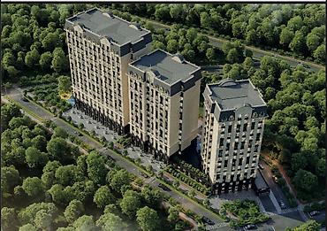 жк лотос: 1 комната, 55 м², Кок-Жар ж/м Элитка, 16 этаж, ПСО (под самоотделку) — 8