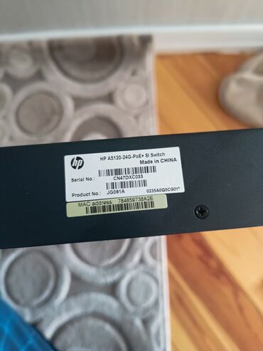 Modemlər və şəbəkə avadanlıqları: HP A5120 Series Switch (JG091A) - 24x 10/100/1000Base-T RJ-45 şəbəkə — 3