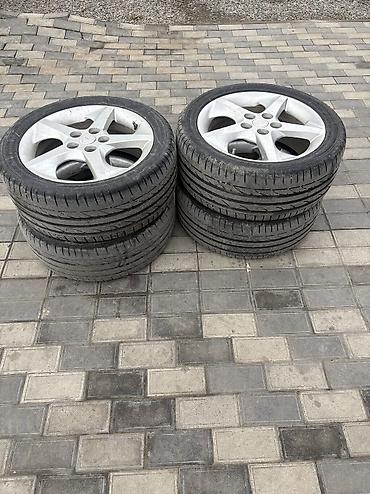 235 50 19: 5 saplı yüngül lehimli disk və şin komplekti - Ölçü: 17" - Bolt — 6