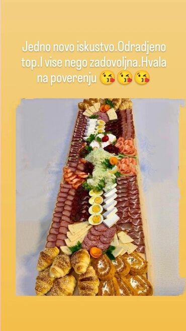 Peciva, pekarski proizvodi: Slani rolat je ukusno pecivo, idealno za razne prilike. Dugačkog je — 8