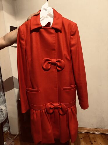 пальто: Пальто Miss Miss By Valentina, цвет - Красный