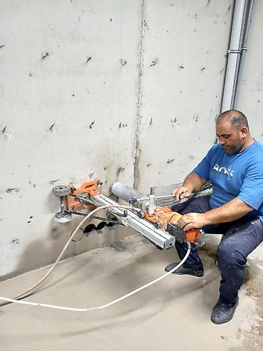 Beton işləri: Almaz kəsim və karot xidmətləri. Beton, dəmir-beton, kərpic və digər — 11