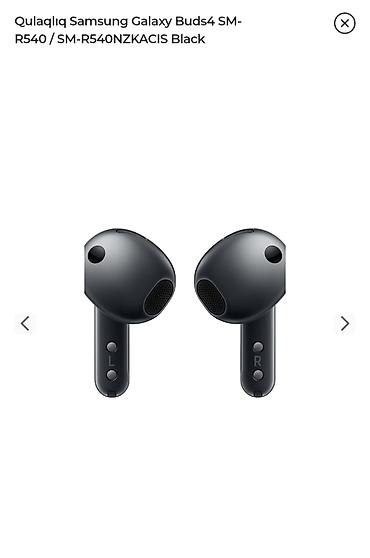 galaxy buds 4 pro: Samsung Galaxy Buds4 SM-R540 / SM-R540NZKACIS – Qara rəng. Yenidir — 3