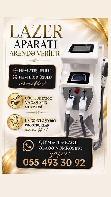 Lazer aparatı – icarəyə verilir - Həm atış üsulu, həm də diod üsulu — 1