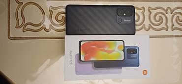 qaz peci qiyməti: Redmi 12C, 128 GB, rəng - Qara, Barmaq izi — 5