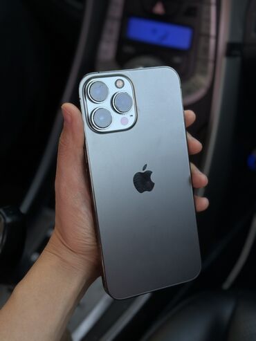 iphone 13 pro max 512: IPhone 13 Pro Max, Б/у, 1 ТБ, Matte Space Gray, Защитное стекло, Кабель, Коробка, 80 %