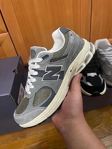 Мужские кроссовки, 40, 40.5, 41, New Balance, Новый, цвет - Бежевый, Платная доставка