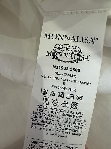 Платья: Monnalisa qız uşağı üçün don - Brend: Monnalisa - Rəng/naxış: Ağ fon — 5