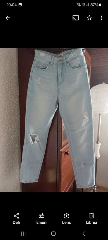 pantalone na preklop kroj: 23, Jeans, Regular rise, Skinny