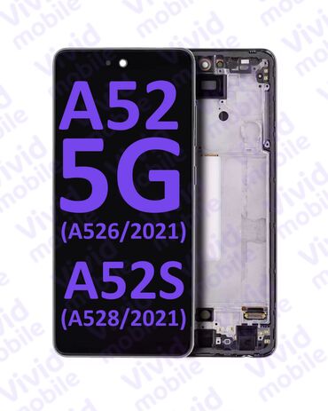 Telefon ekranları: Ekran Samsung A52 (A525F) / A52 5G (A526F) / A52s (A528F)