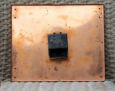 Satovi za kuću: KIENZLE Copper Crafts LTD Zambija Nemačka BAKARNI zidni SAT. Veliki — 4