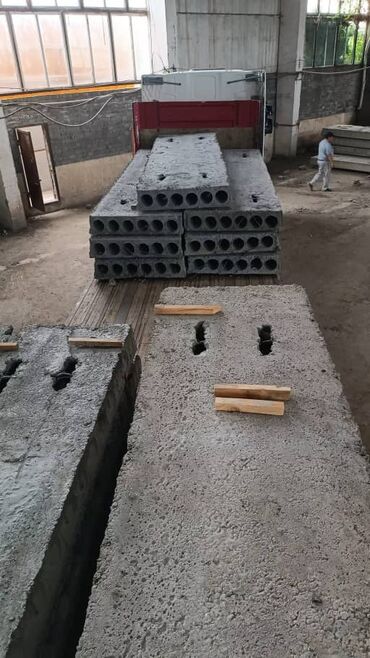Пустотные плиты перекрытия: Завод Кум Шагылдын плитасын сатам жеткизип койуп берем стаж 20жыл — 5