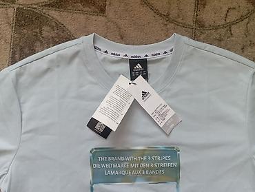 адидас: Мужская футболка, XL, Adidas, Новый, цвет - Голубой, Самовывоз, Платная доставка — 2