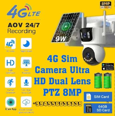 телефон fly fs526 power plus 2: 4G Sim LTE Kamera Ultra HD Dual Lens PTZ 8MP Güneş☀️ Enerjili