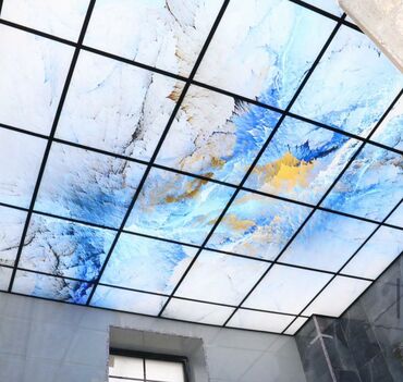 maye oboy satisi: Asma tavan, Şüşə, Suyadavamlı