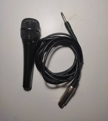 Вокальные микрофоны: Микрофон динамический LG JHC-1 600 Ом плюс кабель 3,5м для караоке