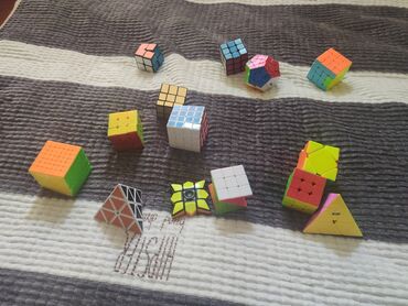 логические игрушки: Продается коллекция Кубиков Рубика 2х2, 3х3, 4х4, 7х7 Пирамидки