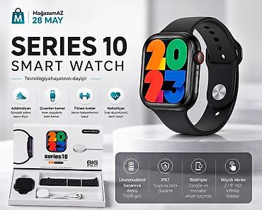 resmi 10 s: Series 10 Smart Watch Qara Ağıllı Saat Brend: No Brand Kateqoriya — 1