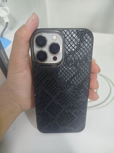 айфон 13 про макс цена в бишкеке в рассрочку: IPhone 13 Pro Max, Колдонулган, 256 ГБ, Алтын, Заряддоочу түзүлүш, Коргоочу айнек, Каптама, 86 %