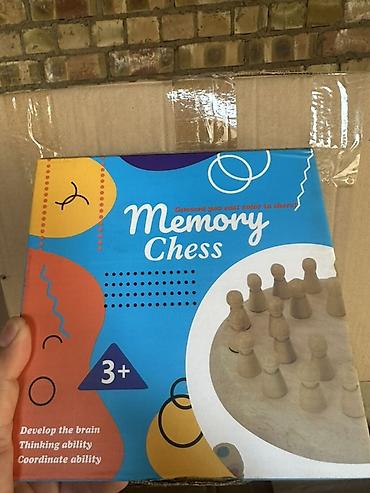манас форма: Настольная игра Memory Chess (для детей 3+) - Образовательная игра — 1